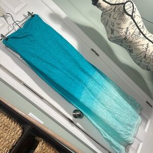 Roxy Ombré Strapless Maxi Dress